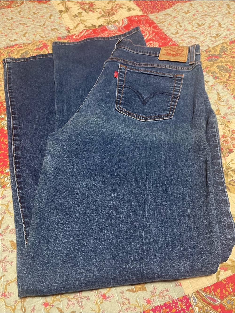 Levi's Women's Dark Blue Straight Jeans